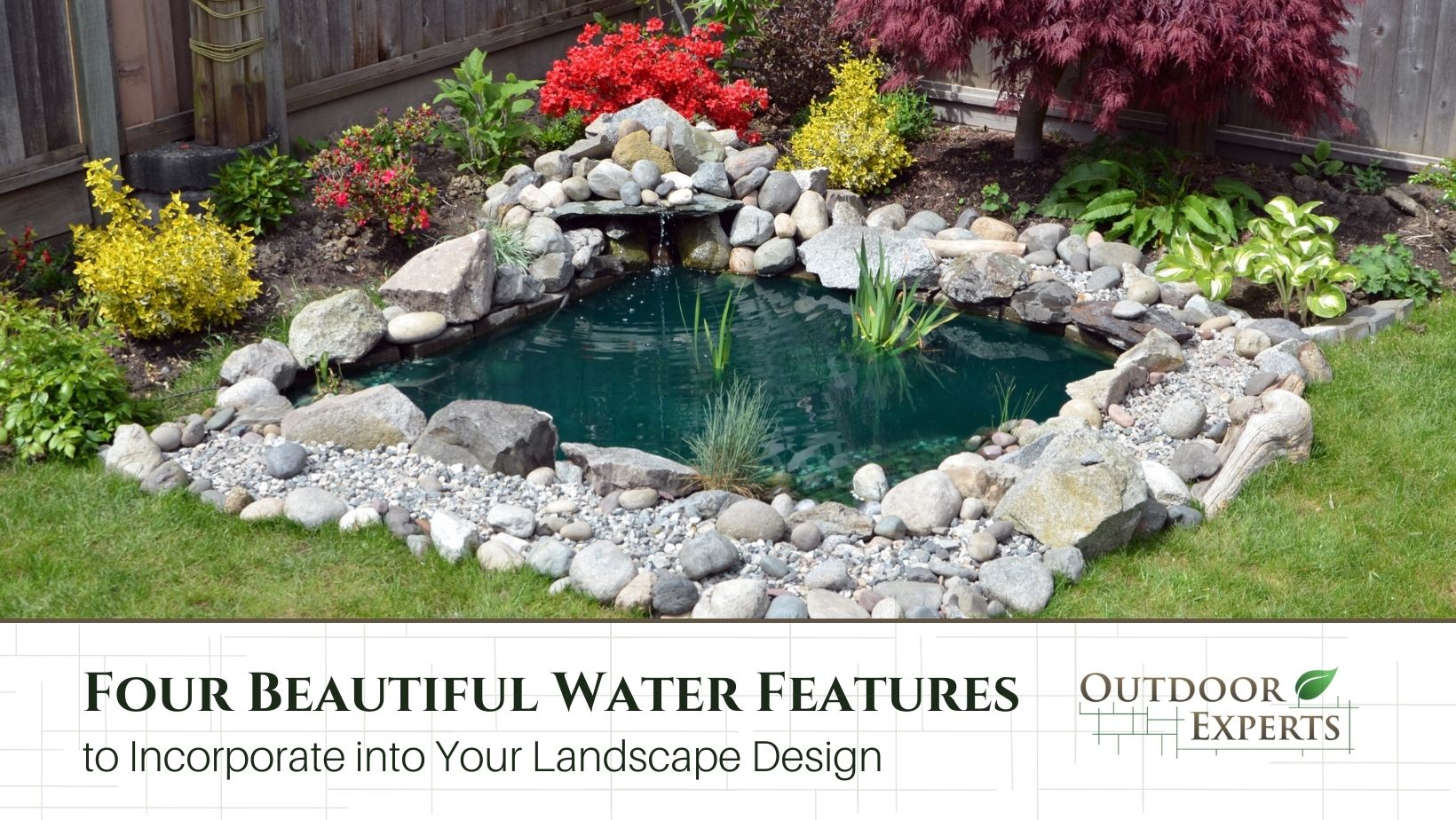 Water features for your outdoor living space